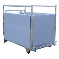 Fahrbare kälberbox STD - PVC - Ausführung Einfach Fahrbare kälberbox STD - PVC - Ausführung Einfach