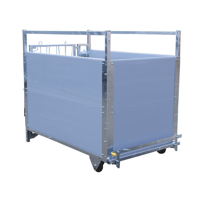 Fahrbare kälberbox STD - PVC - Ausführung Einfach Fahrbare kälberbox STD - PVC - Ausführung Einfach