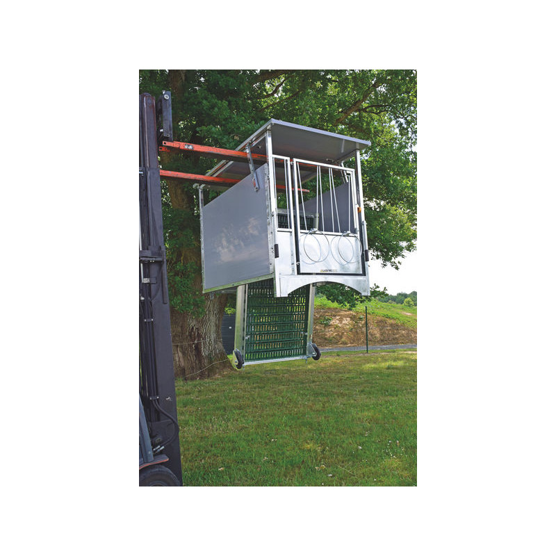 Fahrbare kälberbox STD - PVC - Ausführung Einfach Fahrbare kälberbox STD - PVC - Ausführung Einfach