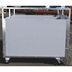 Fahrbare kälberbox STD - PVC - Ausführung DUO