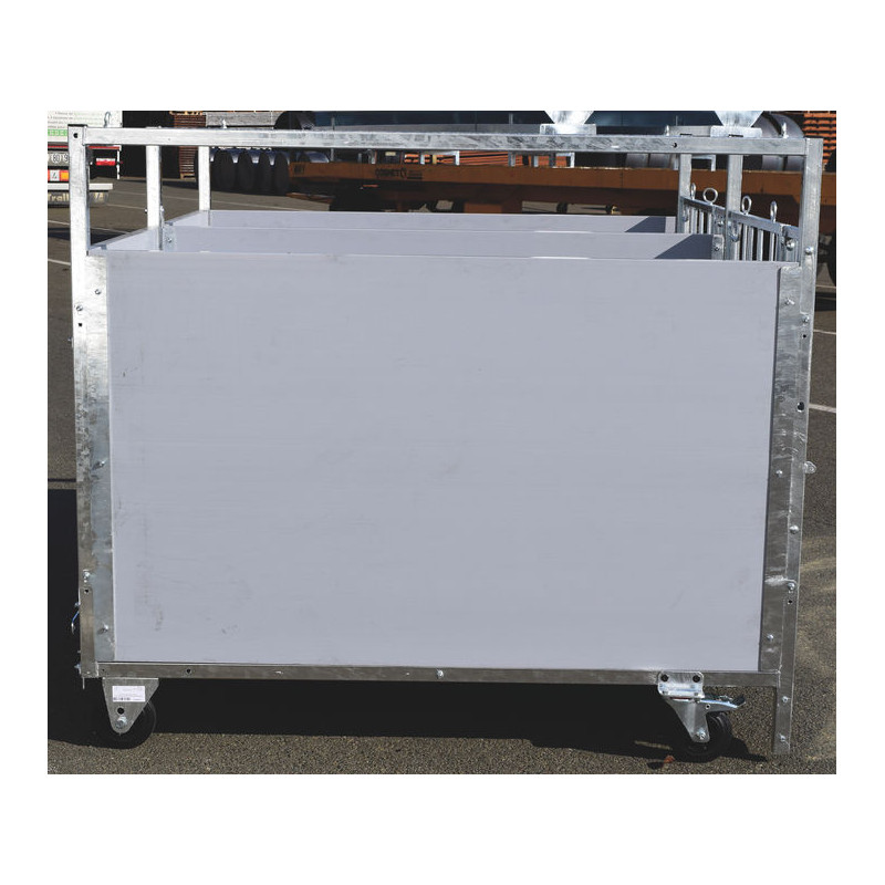 Fahrbare kälberbox STD - PVC - Ausführung DUO