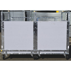 Fahrbare kälberbox STD - PVC - Ausführung DUO