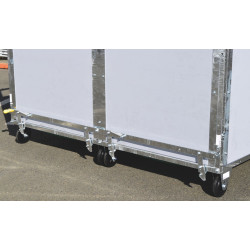 Fahrbare kälberbox STD - PVC - Ausführung DUO
