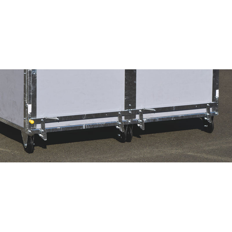 Kippmechanismus für kälberbox spaltendboden STANDARD PVC DUO