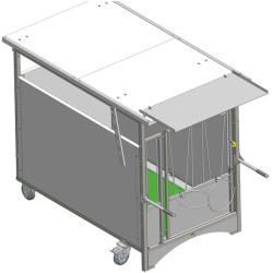 Faltbares Verdeck für PRO- und STANDARD-Rollkälberboxdächer
