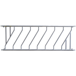 7 Plätzen/2,5 m Schräges Selbstfangfressgitter JUNIOR Ø 42,4 mm