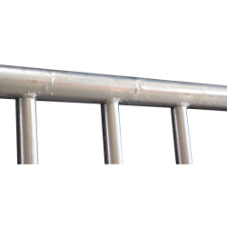 Ø 42,4 mm Abtrenngitter - Länge 3 m