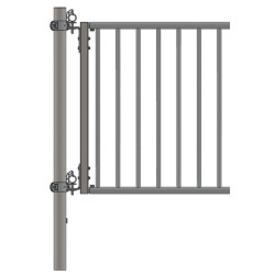 Einstellbarer Einschubteil für Ø 42,4 mm Abtrenngitter