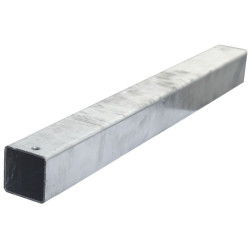 Weibliche Verbindungsmuffe für 60x60 mm verstärktes Vierkantrohr 