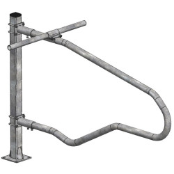 80x80 mm Vierkantpfosten zum Aufdübeln 80x80 mm Vierkantpfosten zum Aufdübeln