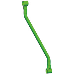 Ø 42 mm schräge Halsweitenstange mit Ø 60 mm Schellen 