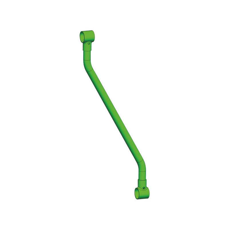 Ø 42 mm schräge Halsweitenstange mit Ø 60 mm Schellen 