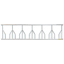 Fressgitter mit Palisadengittern - 4 m/6 Plätze