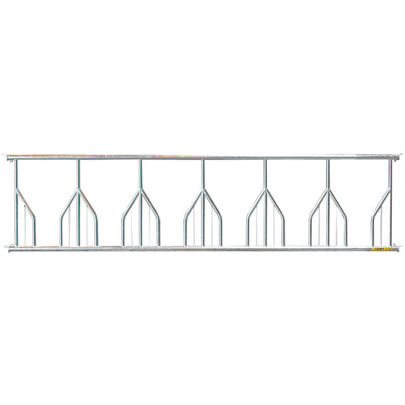 Fressgitter mit Palisadengittern - 4 m/6 Plätze
