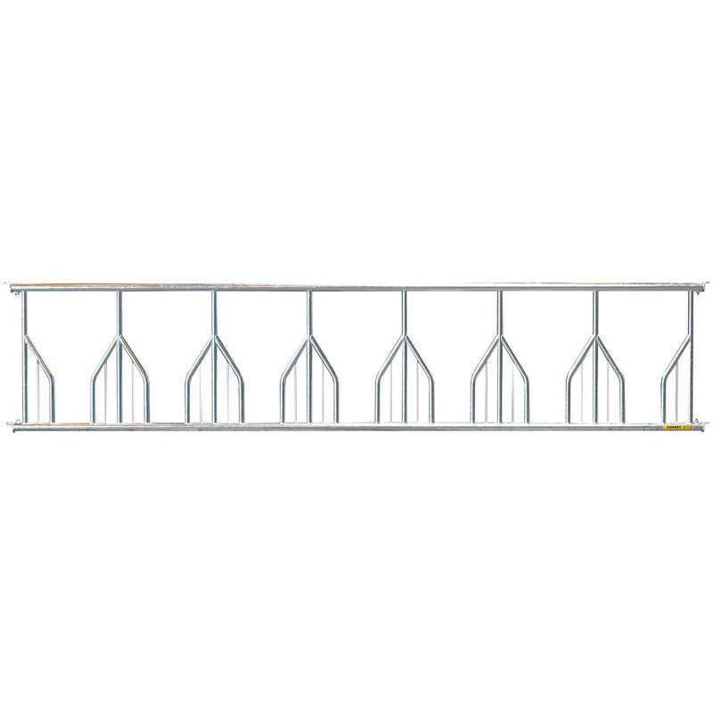 Fressgitter mit Palisadengittern - 5 m/7 Plätze
