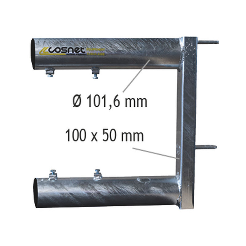 Einschubteil für 2-rohrigen Nackenriegel - Ø 88 mm