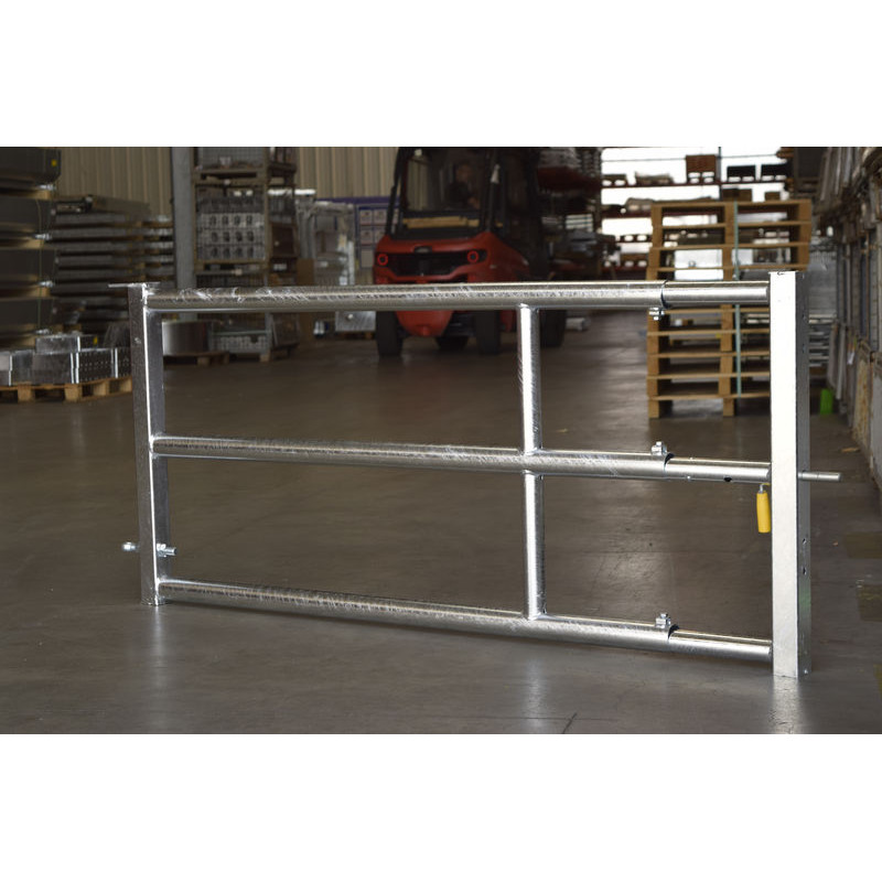 Ø 60 mm H. 0,79 m 3-rohriges ausziehbares Tor zum Durchgang eines automatischen Gülleschiebers - 2/3 m Ø 60 mm H. 0,79 m 3-rohriges ausziehbares Tor zum Durchgang eines automatischen Gülleschiebers - 2/3 m
