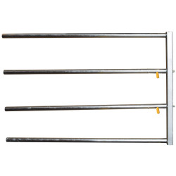 Ø 48,3 mm 4-rohriges Einschubteil mit 2 automatischen Easylock Riegeln