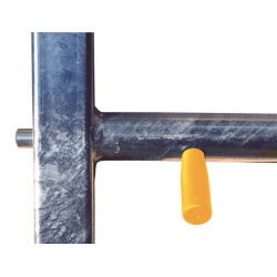 Ø 48,3 mm 4-rohriges Einschubteil mit 2 automatischen Easylock Riegeln