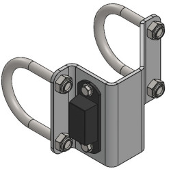 Lärmschutzpufferhalter für Rücklaufsperre
