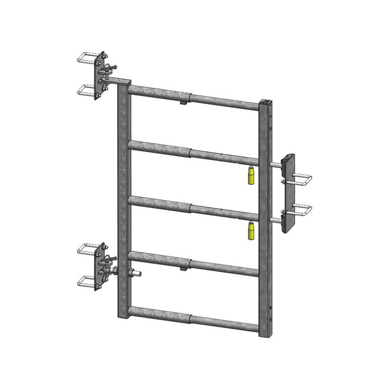 Ausziehbare 5-rohrige kleine Tür mit EASYLOCK-Riegel für Tierdurchgang Ausziehbare 5-rohrige kleine Tür mit EASYLOCK-Riegel für Tierdurchgang