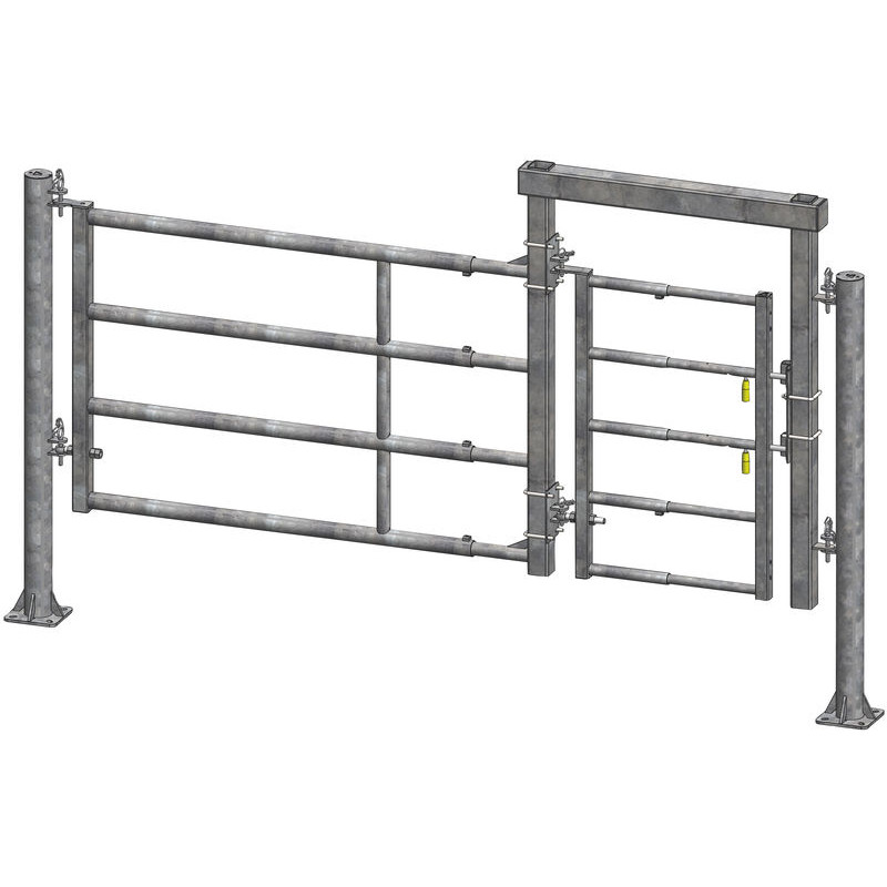 Ausziehbare 5-rohrige kleine Tür mit EASYLOCK-Riegel für Tierdurchgang Ausziehbare 5-rohrige kleine Tür mit EASYLOCK-Riegel für Tierdurchgang