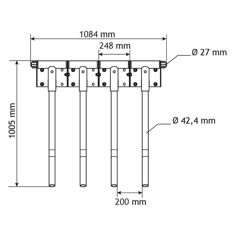 Finger-Gate-Set für Einschubteil mit Tierdurchgang Finger-Gate-Set für Einschubteil mit Tierdurchgang