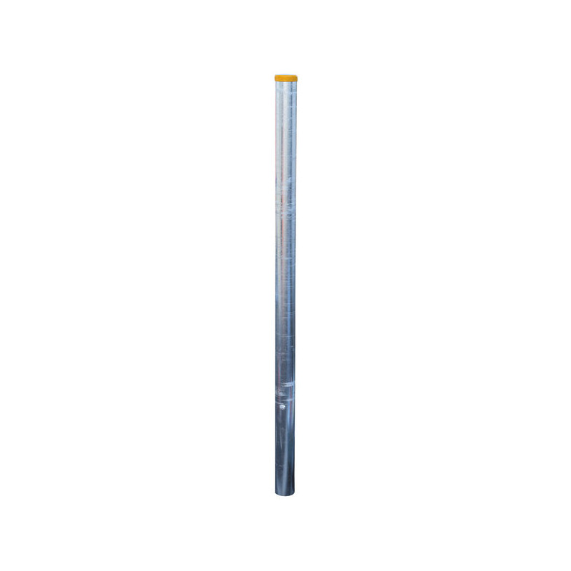 Ø 102 mm Pfosten ohne Befestigungen zum Einbetonieren - H. 2,13 m - Wandstärke 4 mm
