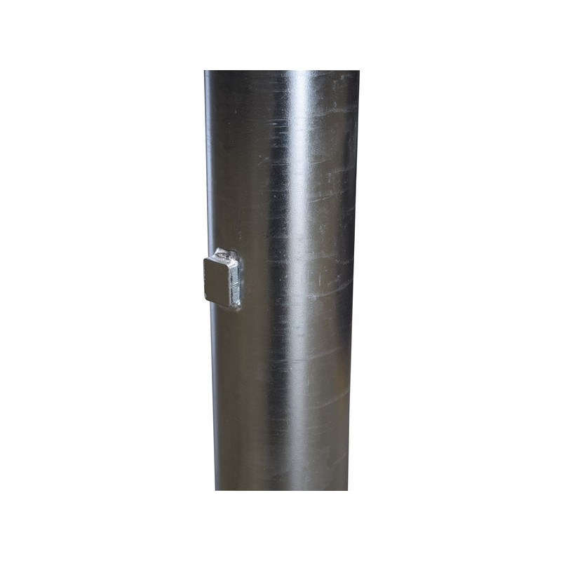 Ø 102 mm Pfosten ohne Befestigungen zum Einbetonieren - H. 2,13 m - Wandstärke 4 mm