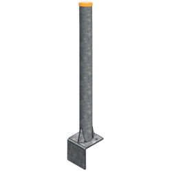 Ø 102 mm Pfosten ohne Befestigungen zum Aufdübeln pour pose sur muret