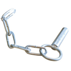 Bolzen mit Kette