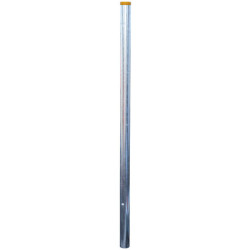 Ø 102 mm Pfosten ohne Befestigungen zum Einbetonieren - H. 2,51 m - Wandstärke 4 mm