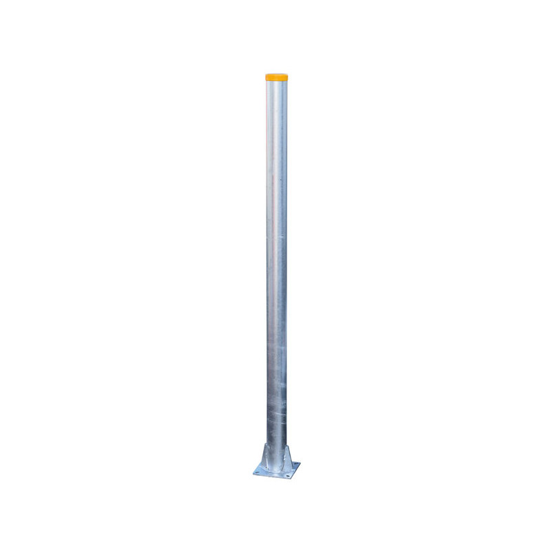 Ø 102 mm Pfosten ohne Befestigungen zum Aufdübeln - H. 1,98 m - Wandstärke 4 mm