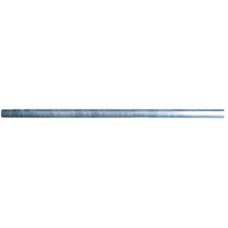 Feuerverzinkte Metallstange, Länge 6 m x Ø 76,1 mm