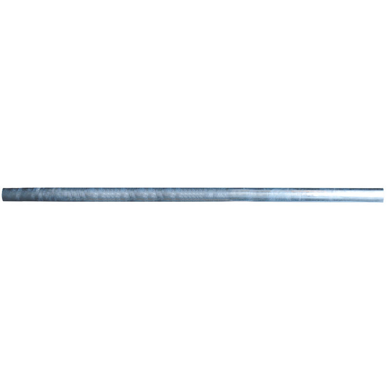 Feuerverzinkte Metallstange, Länge 6 m x Ø 76,1 mm