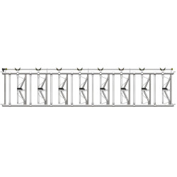 Komfort SR Selbstfangfressgitter - 5,40 m/8 Plätze