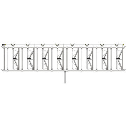 Komfort SR Selbstfangfressgitter - 5,40 m/8 Plätze Komfort SR Selbstfangfressgitter - 5,40 m/8 Plätze