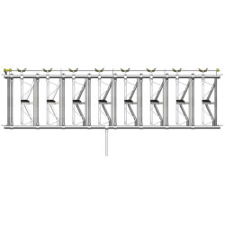 Komfort SR Selbstfangfressgitter- 4,40 m/8 Plätze Komfort SR Selbstfangfressgitter- 4,40 m/8 Plätze