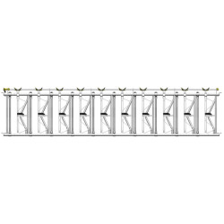 Komfort SR Selbstfangfressgitter - 5,40 m/10 Plätze