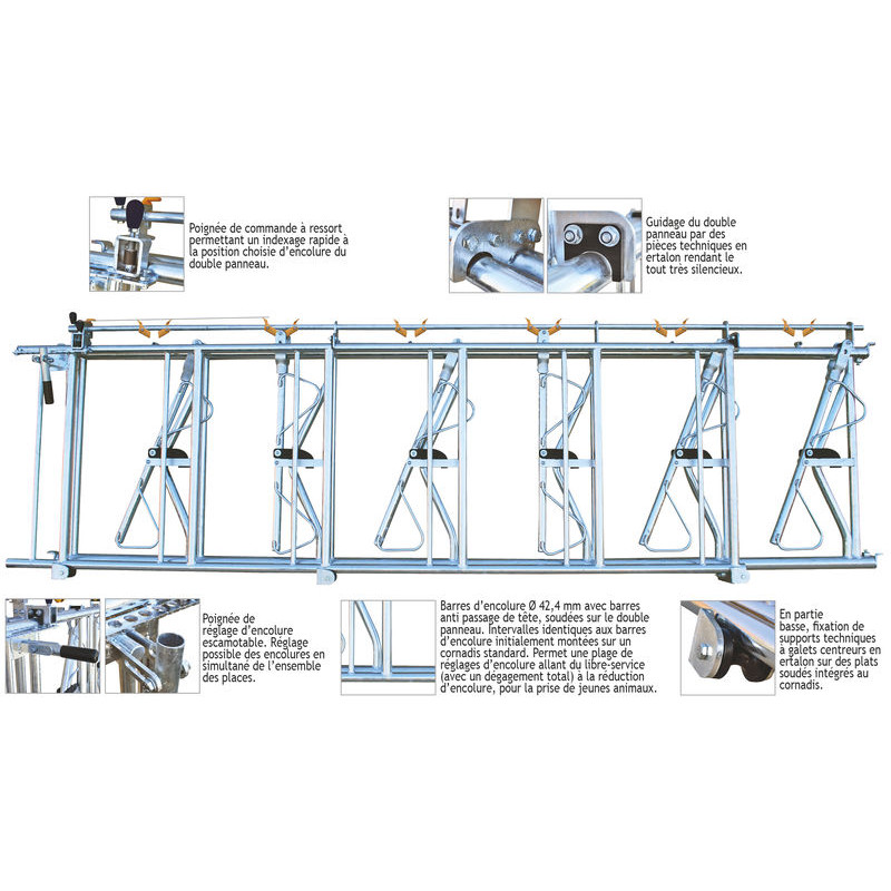 Komfort SRS Selbstfangfressgitter - 5 m/6 Plätze Komfort SRS Selbstfangfressgitter - 5 m/6 Plätze