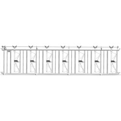 Komfort SRS Selbstfangfressgitter - 5 m/7 Plätze