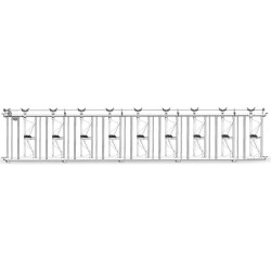 Komfort SRS Selbstfangfressgitter - 6 m/9 Plätze