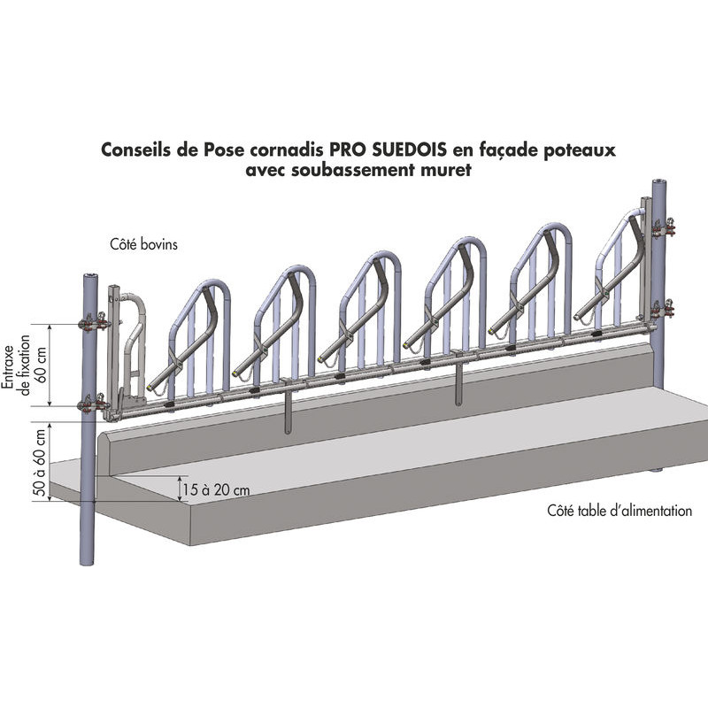 PRO Schwedengitter - 5 m/6 Plätze PRO Schwedengitter - 5 m/6 Plätze