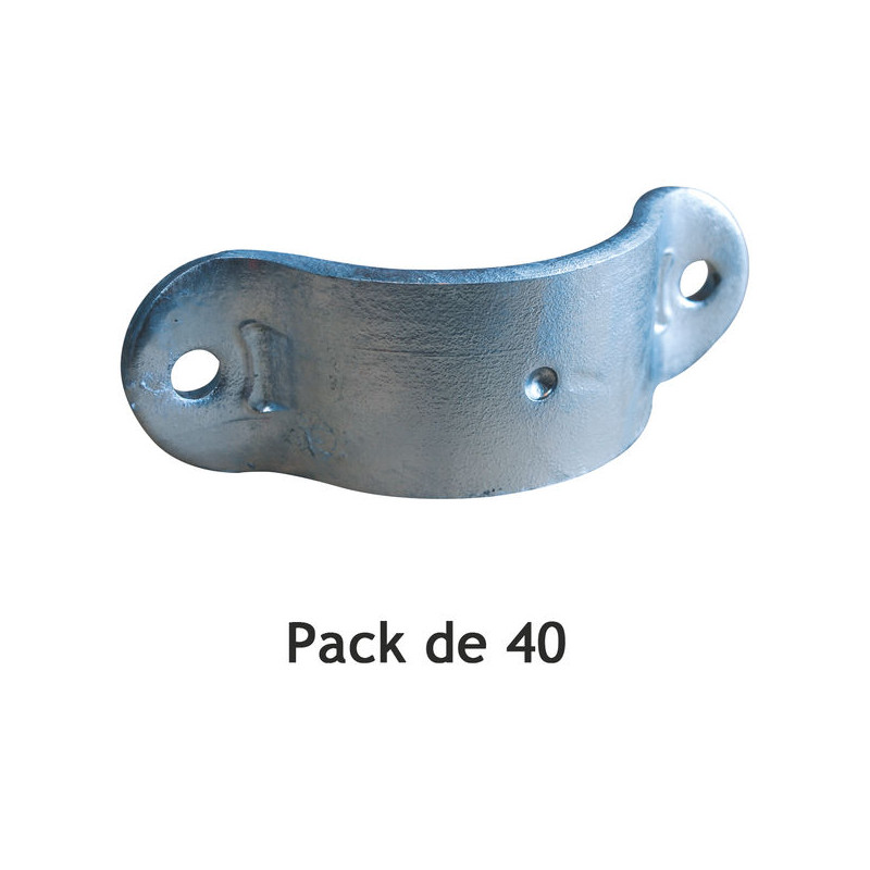 Ø 76 mm 1/2 Schelle - ohne Befestigungen – 40 Stück